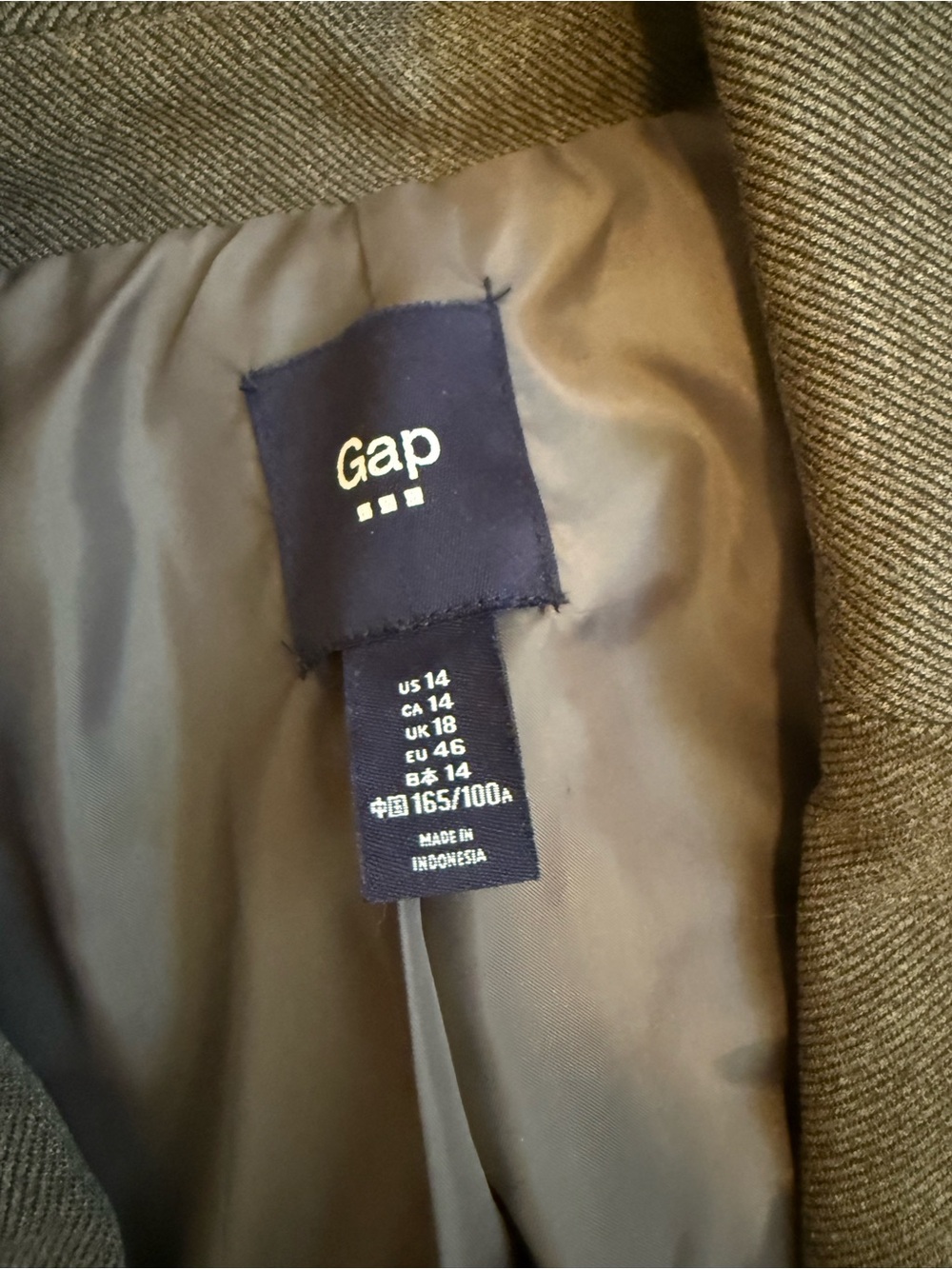 GAP Grey Women's Blazer - Picture 2 of 6